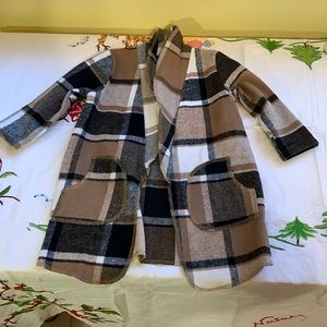 SHEIN Girls Fleece Jacket like new!